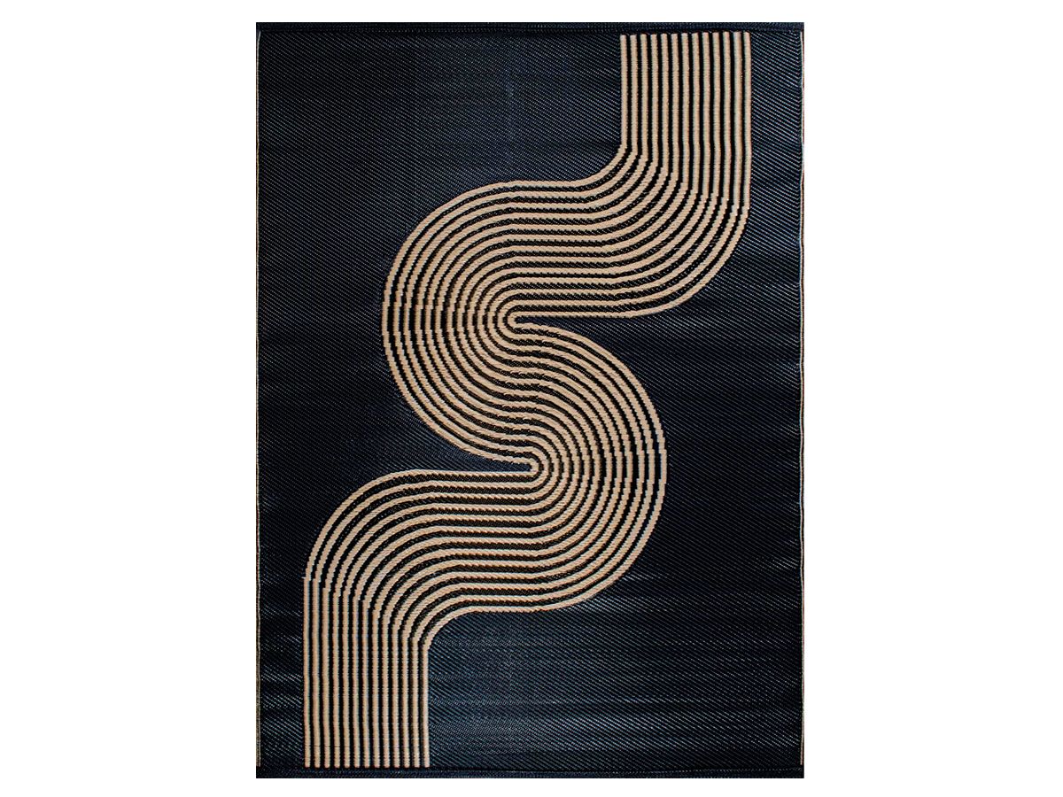 Tapis d'extérieur SILOE motif abstrait