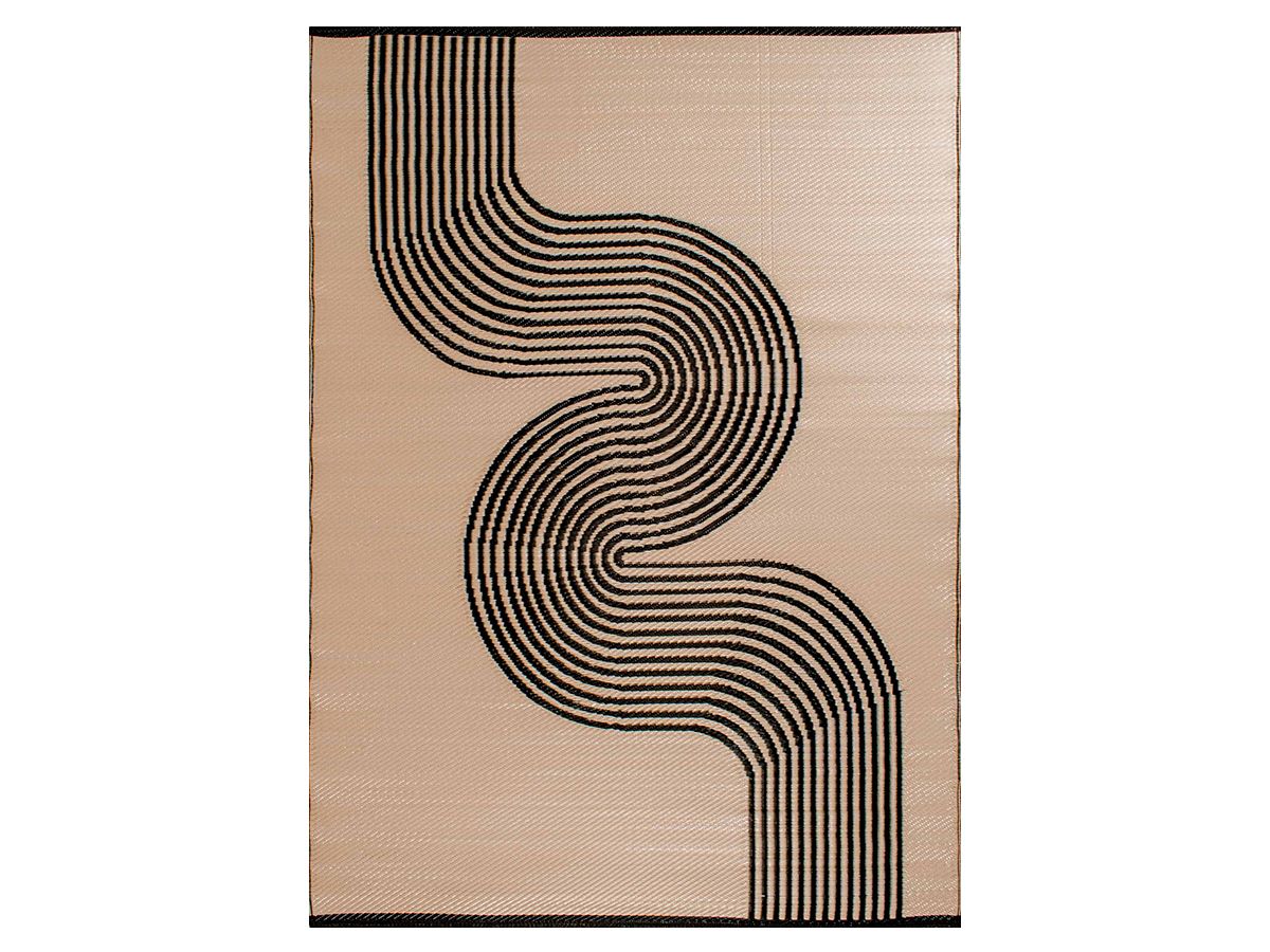 SILOE buitenkleed met abstract patroon