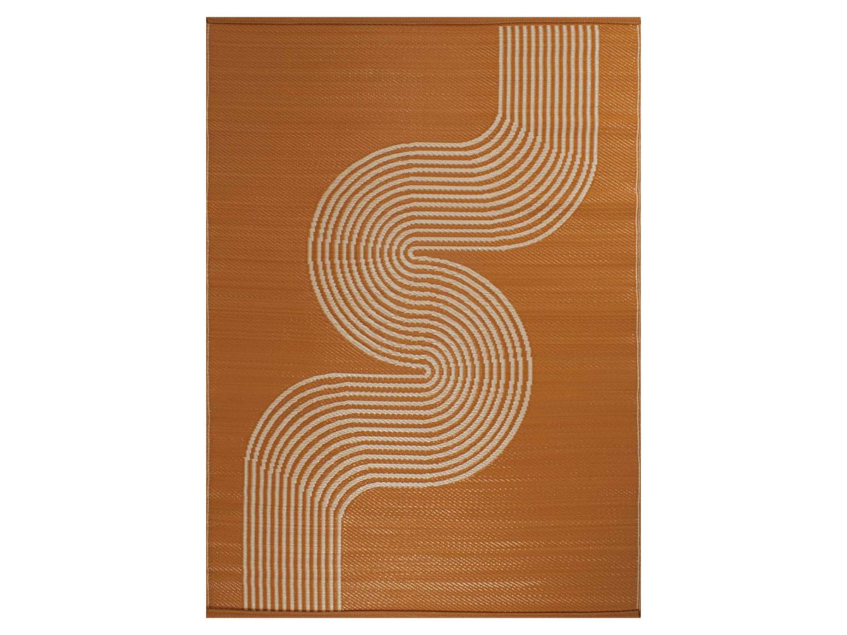 SILOE buitenkleed met abstract patroon