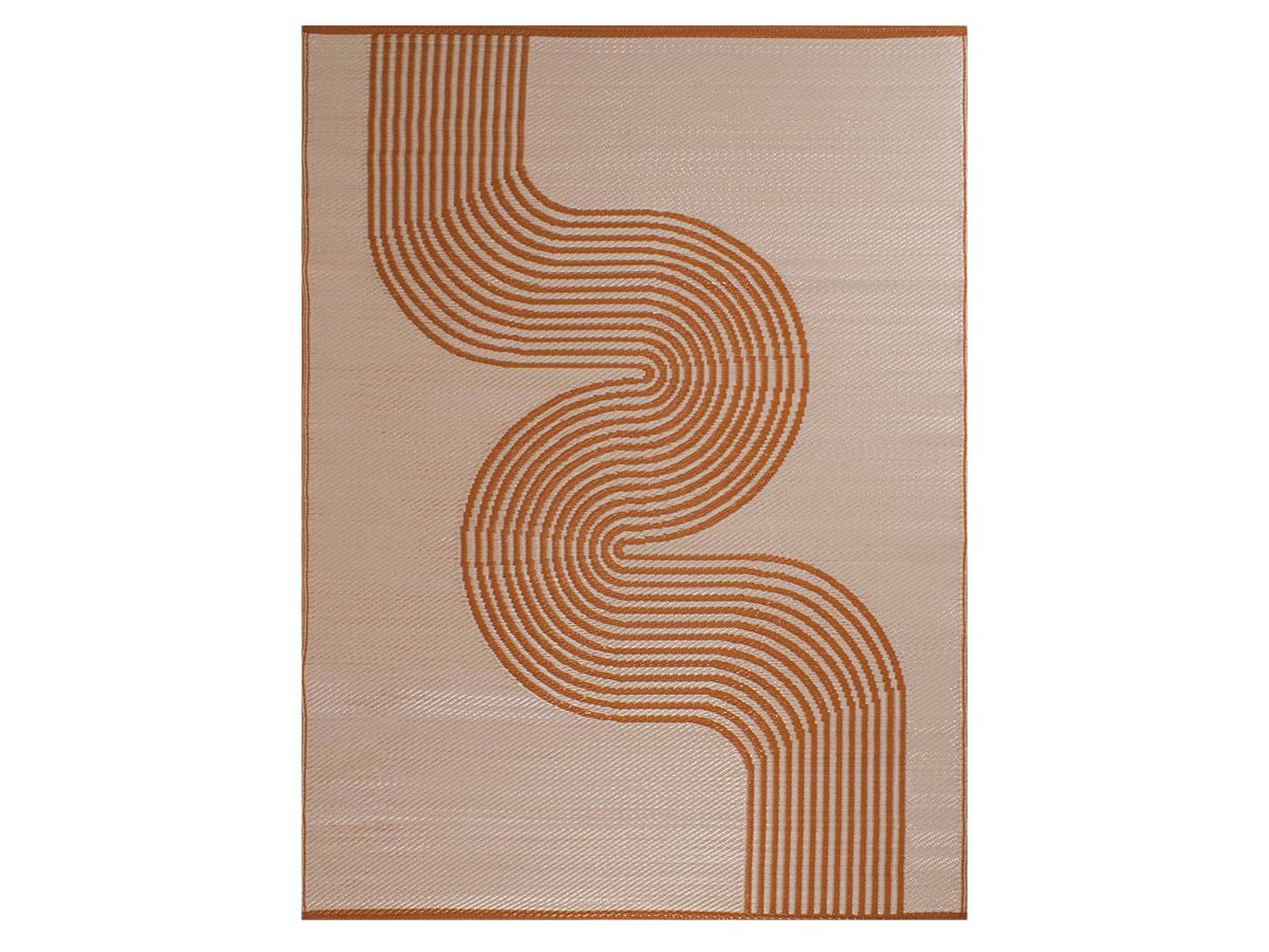 SILOE buitenkleed met abstract patroon