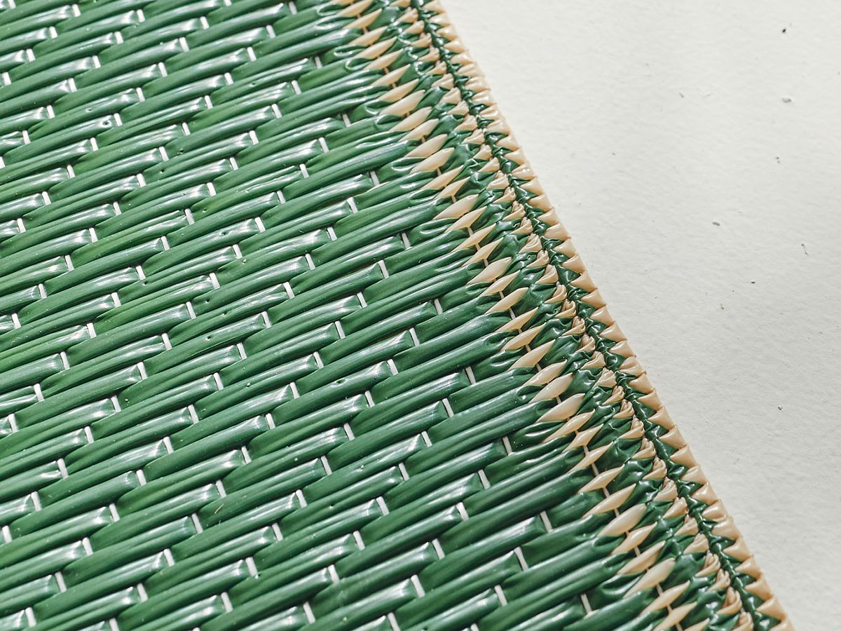 SILOE buitenkleed met abstract patroon