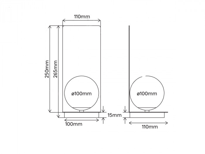 Lampe de table BOHEME - Elements Lighting