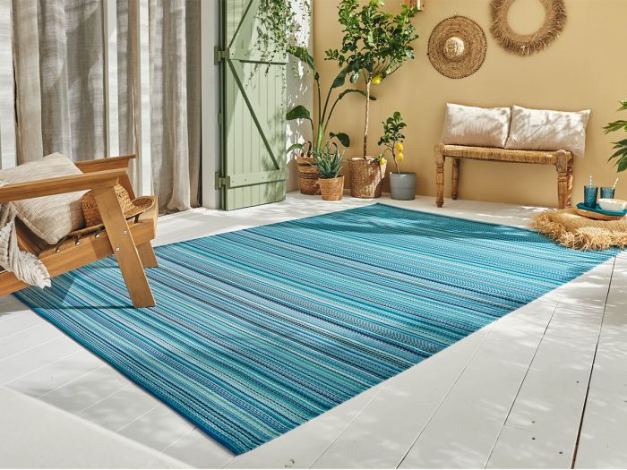 Tapis poils ras GNATA motif abstrait