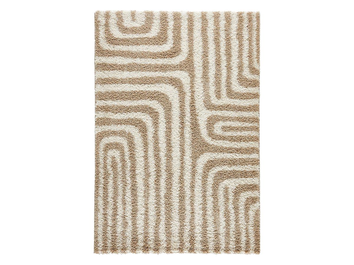 Tapis shaggy KAREN motif abstrait