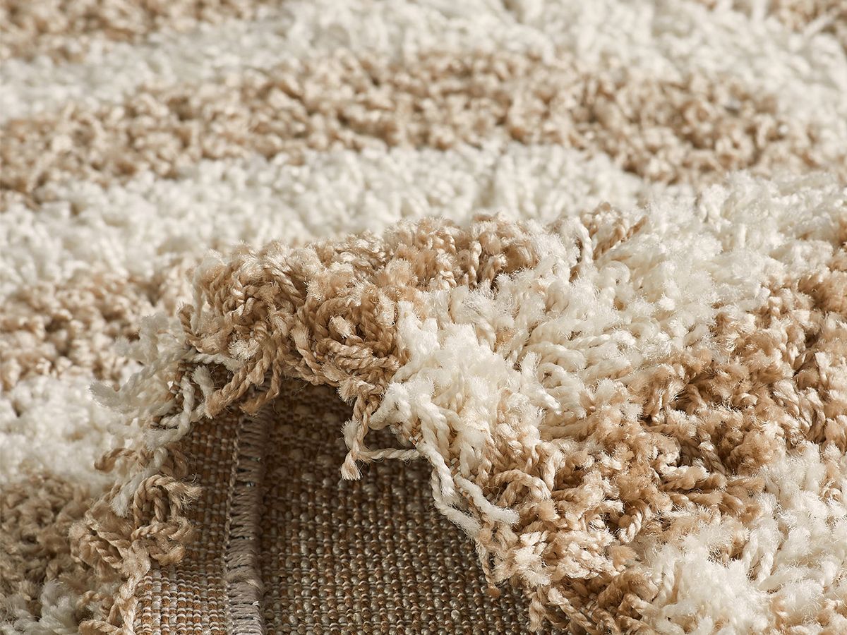 KAREN shaggy vloerkleed met abstract patroon