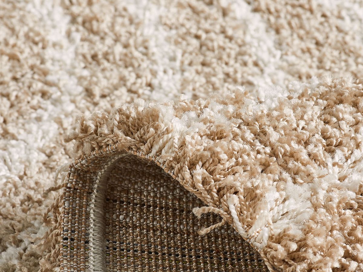 ESMEE shaggy vloerkleed met abstract patroon