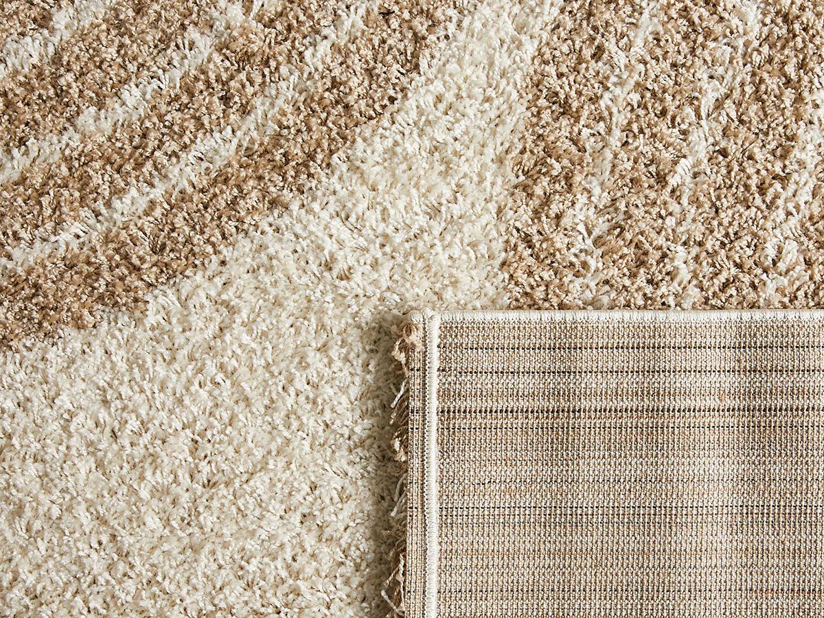 ESMEE shaggy vloerkleed met abstract patroon