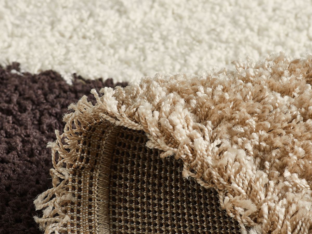 LYSE shaggy vloerkleed met abstract patroon