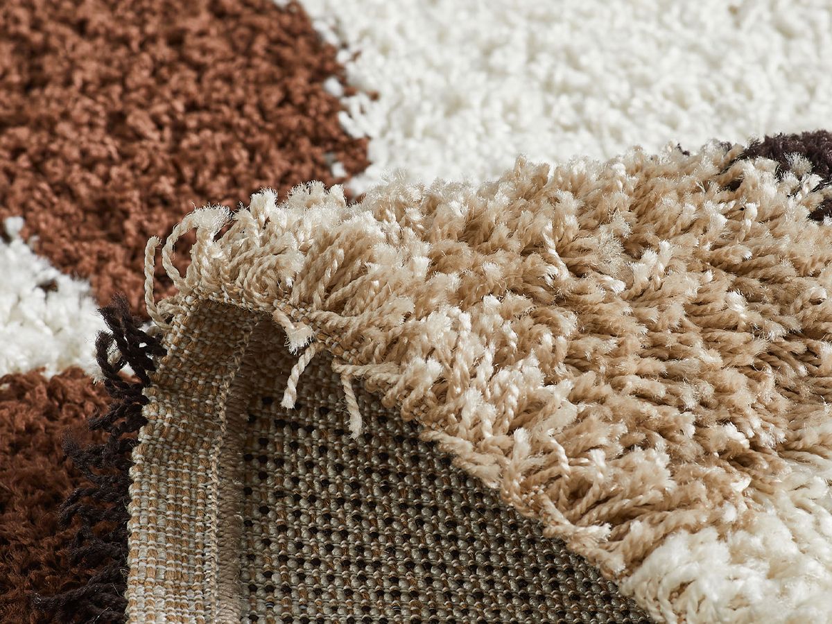 WALDEN shaggy vloerkleed met abstract patroon