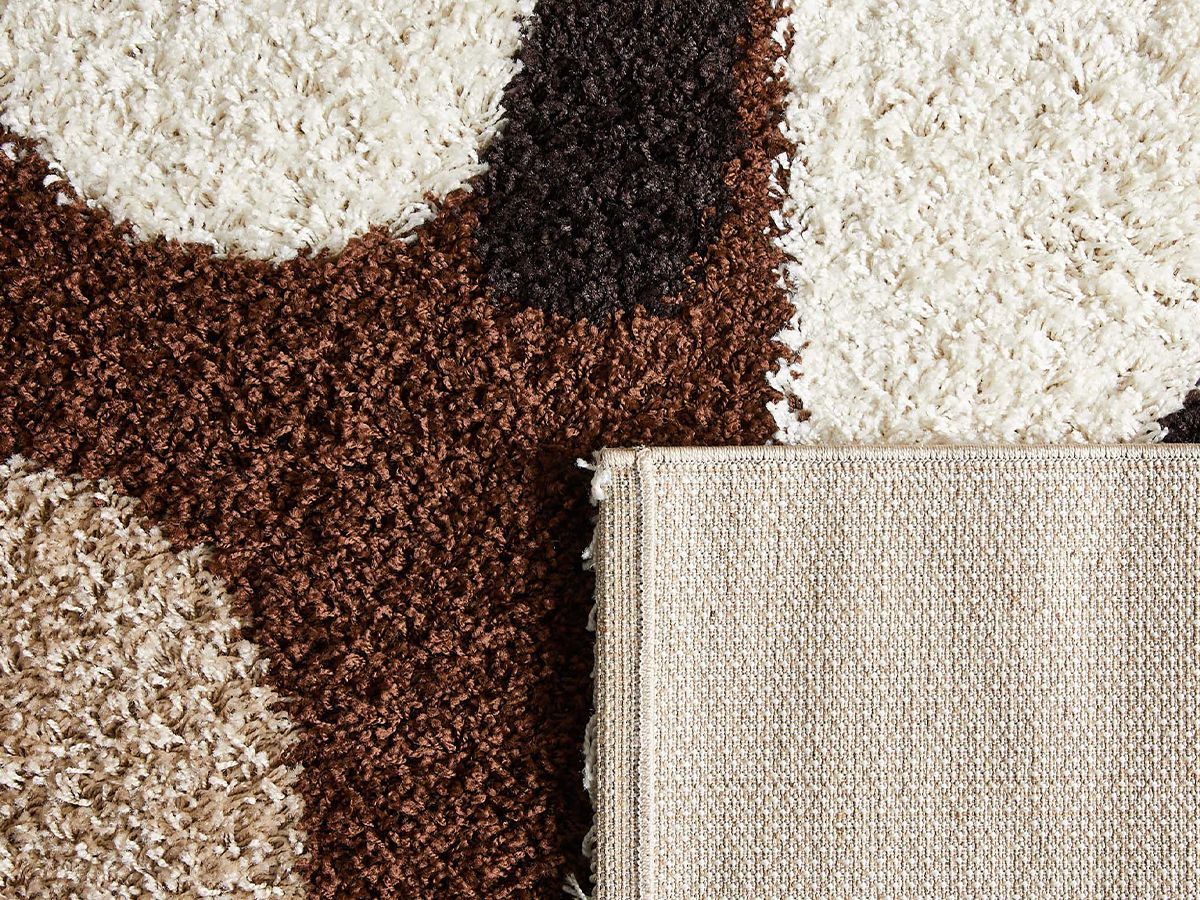 WALDEN shaggy vloerkleed met abstract patroon