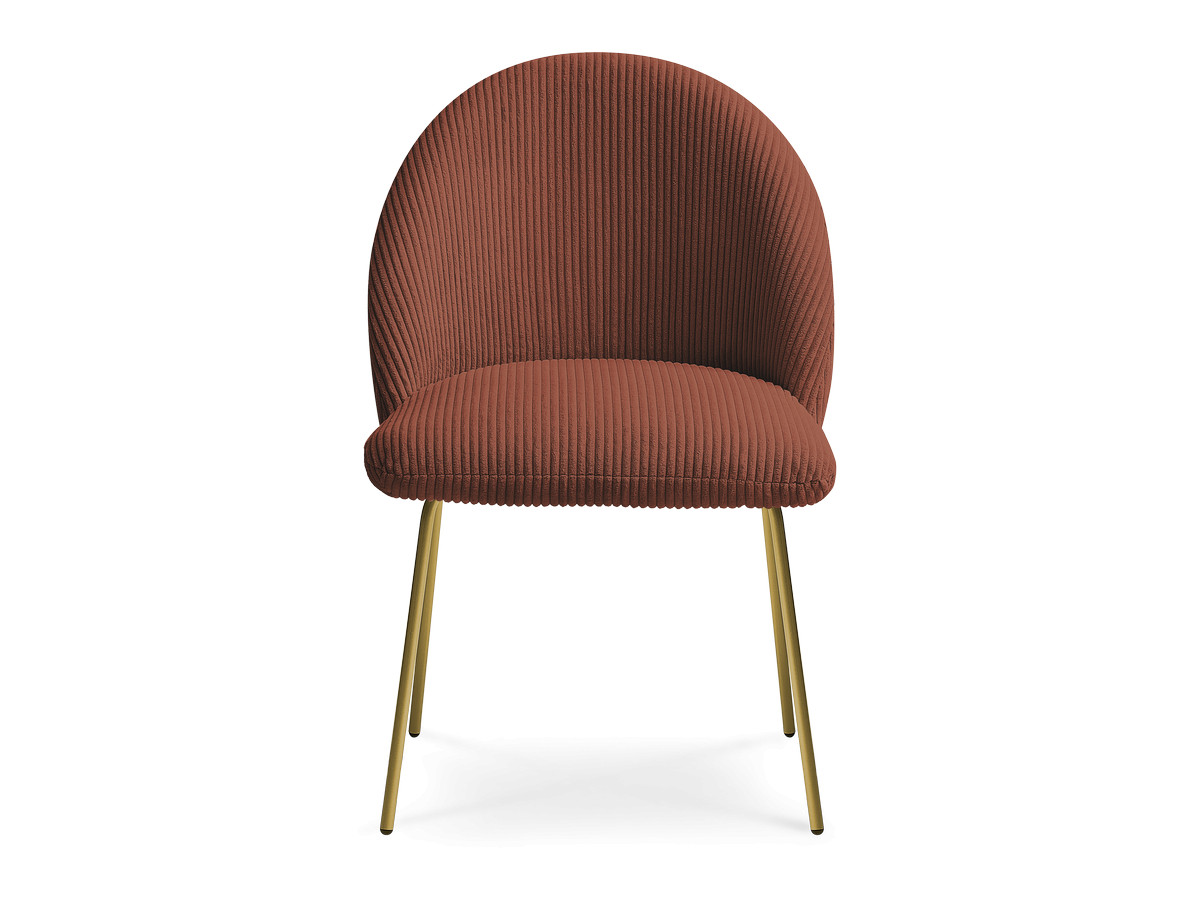 Canapé d'angle fixe EVEREST tissu chiné - Orange - Angle droit - 10 coussins