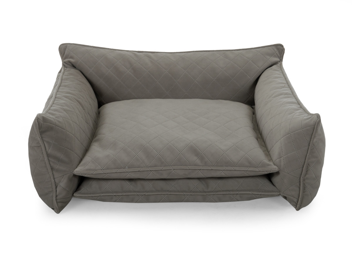 Panier pour chien PLUTO velours matelassé