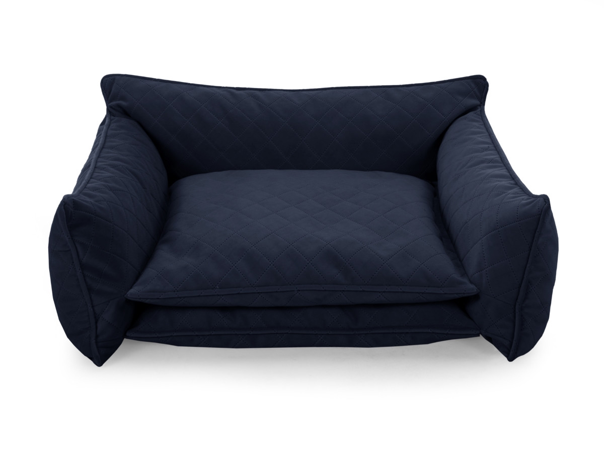 Panier pour chien PLUTO velours matelassé