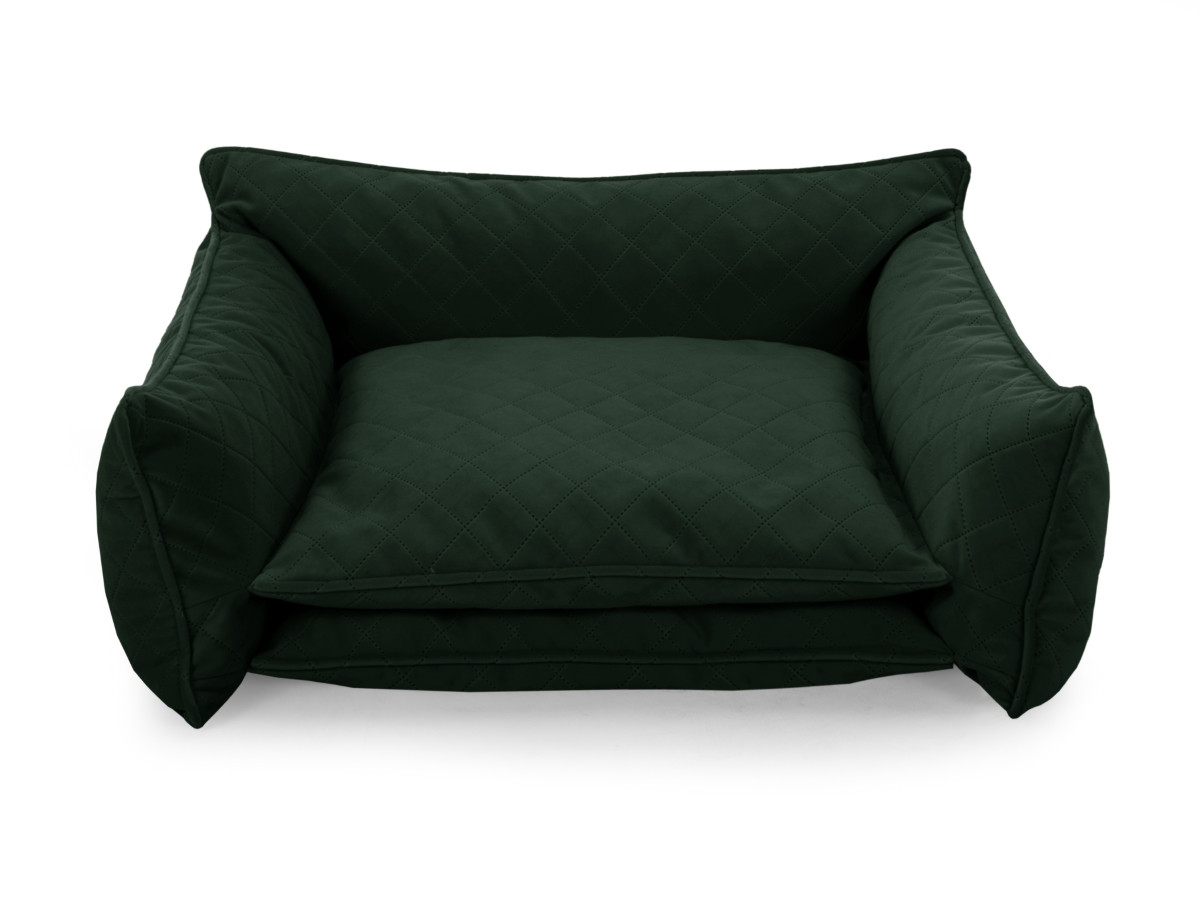 Panier pour chien PLUTO velours matelassé