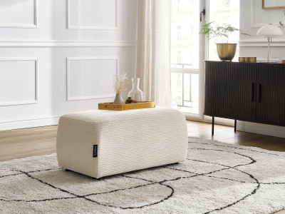 Pouf ATILLA velours côtelé