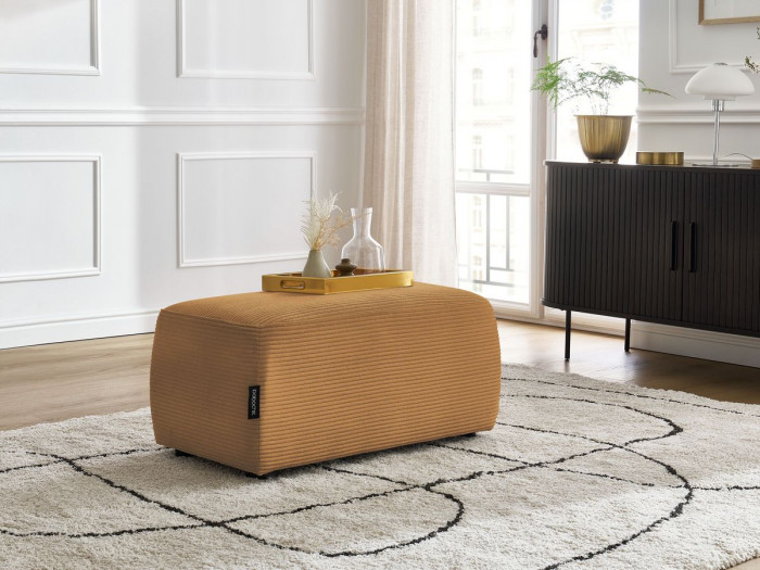 Pouf ATILLA velours côtelé