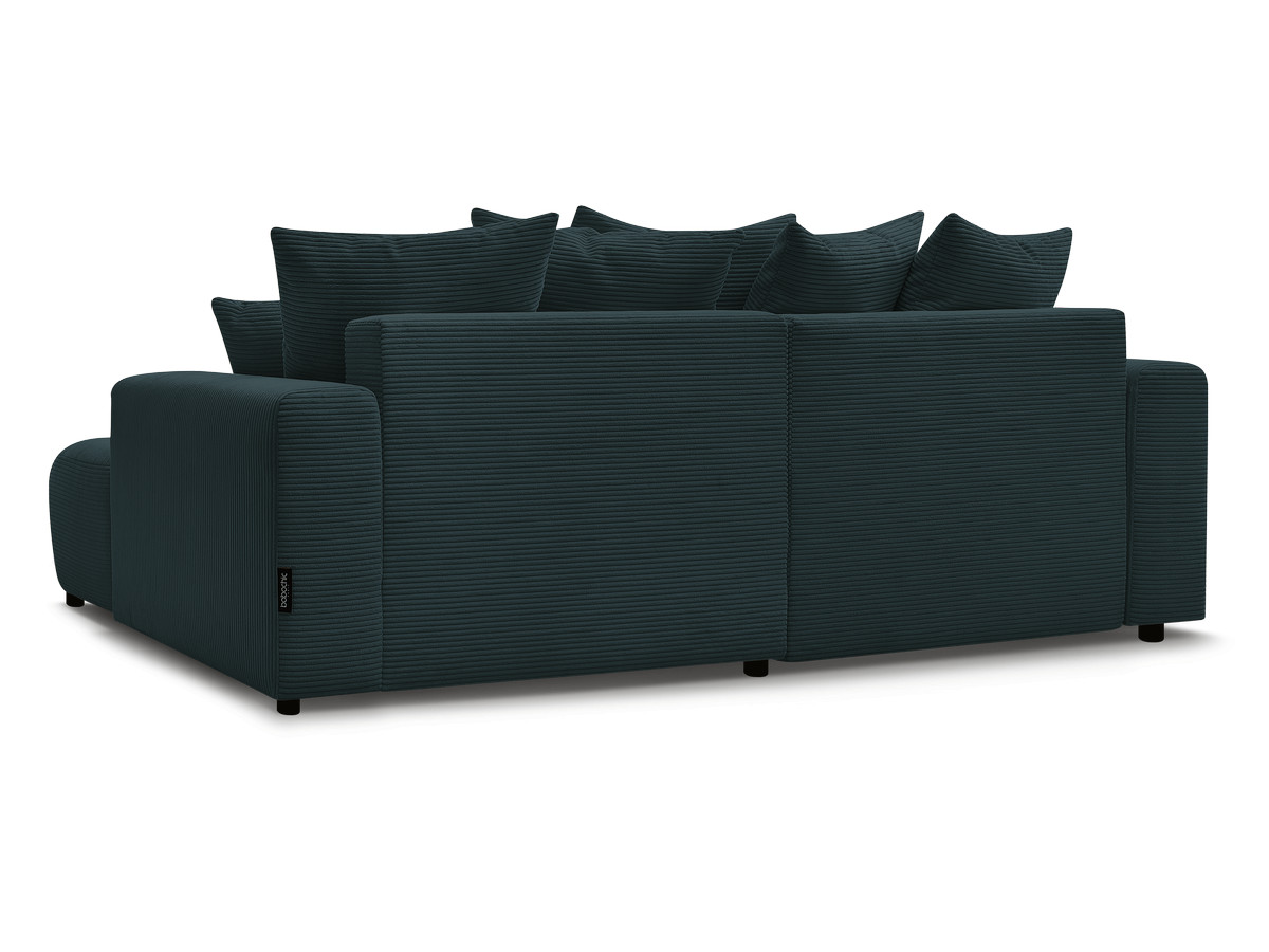 Canapé d'angle convertible coffre ATILLA velours côtelé