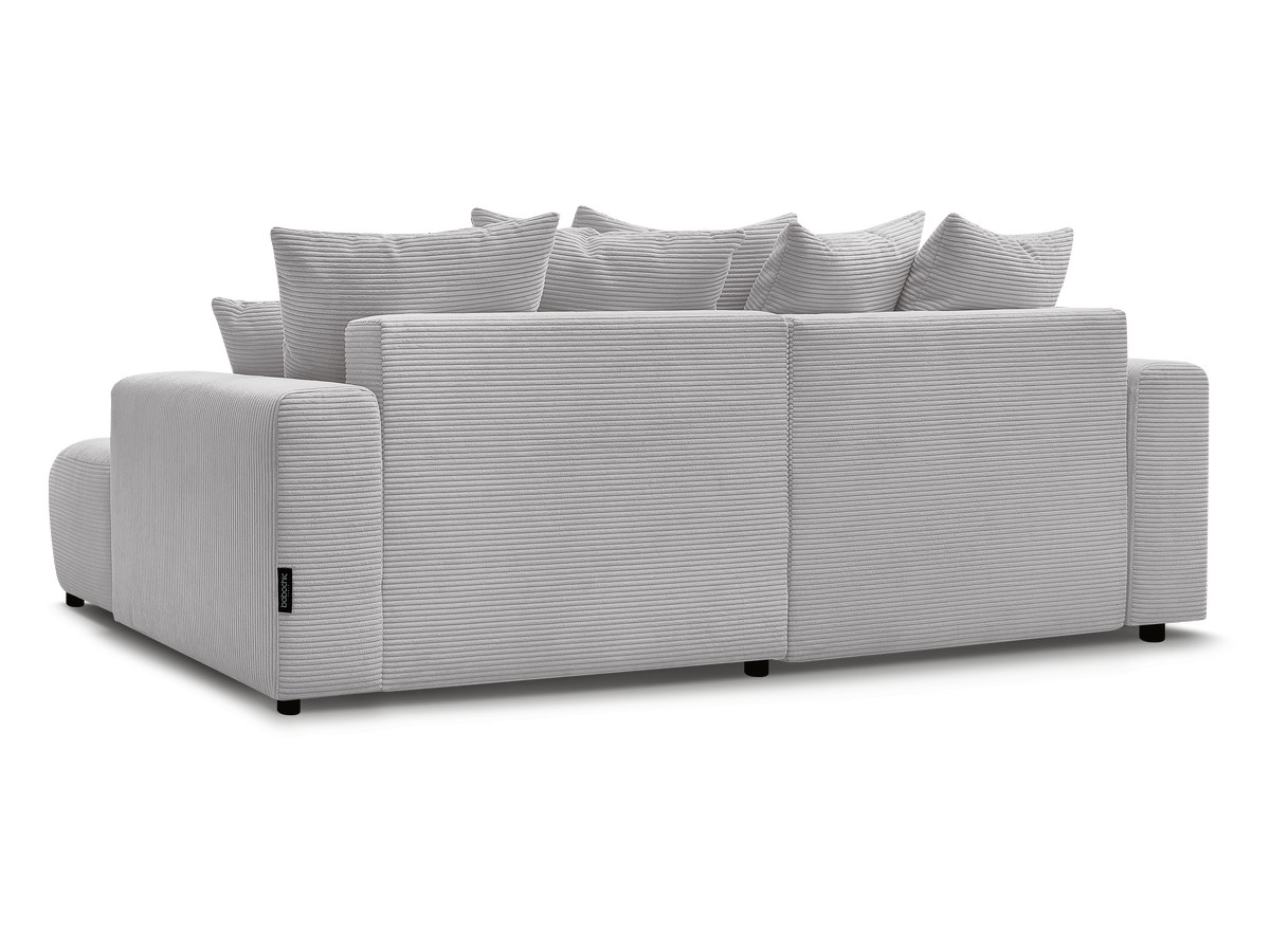 Canapé d'angle convertible coffre ATILLA velours côtelé
