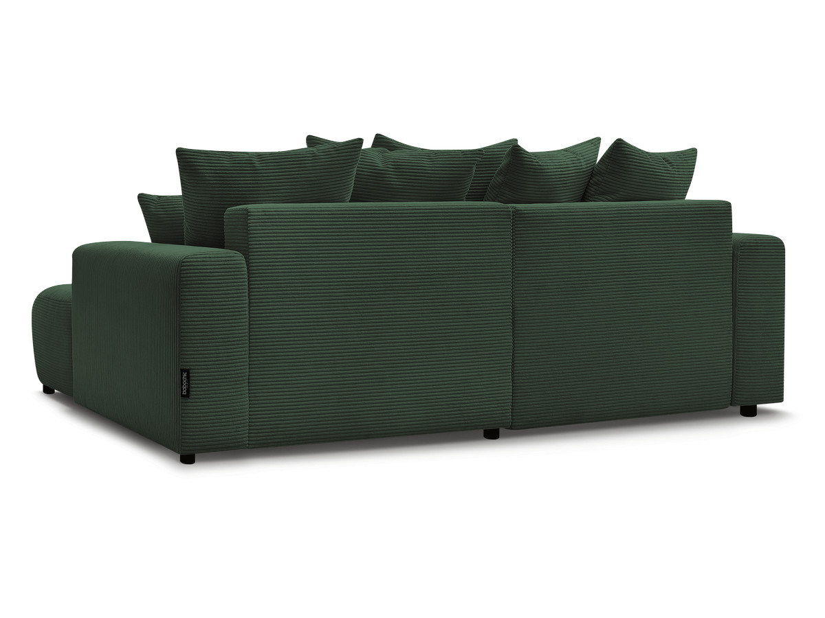 Canapé d'angle convertible coffre ATILLA velours côtelé