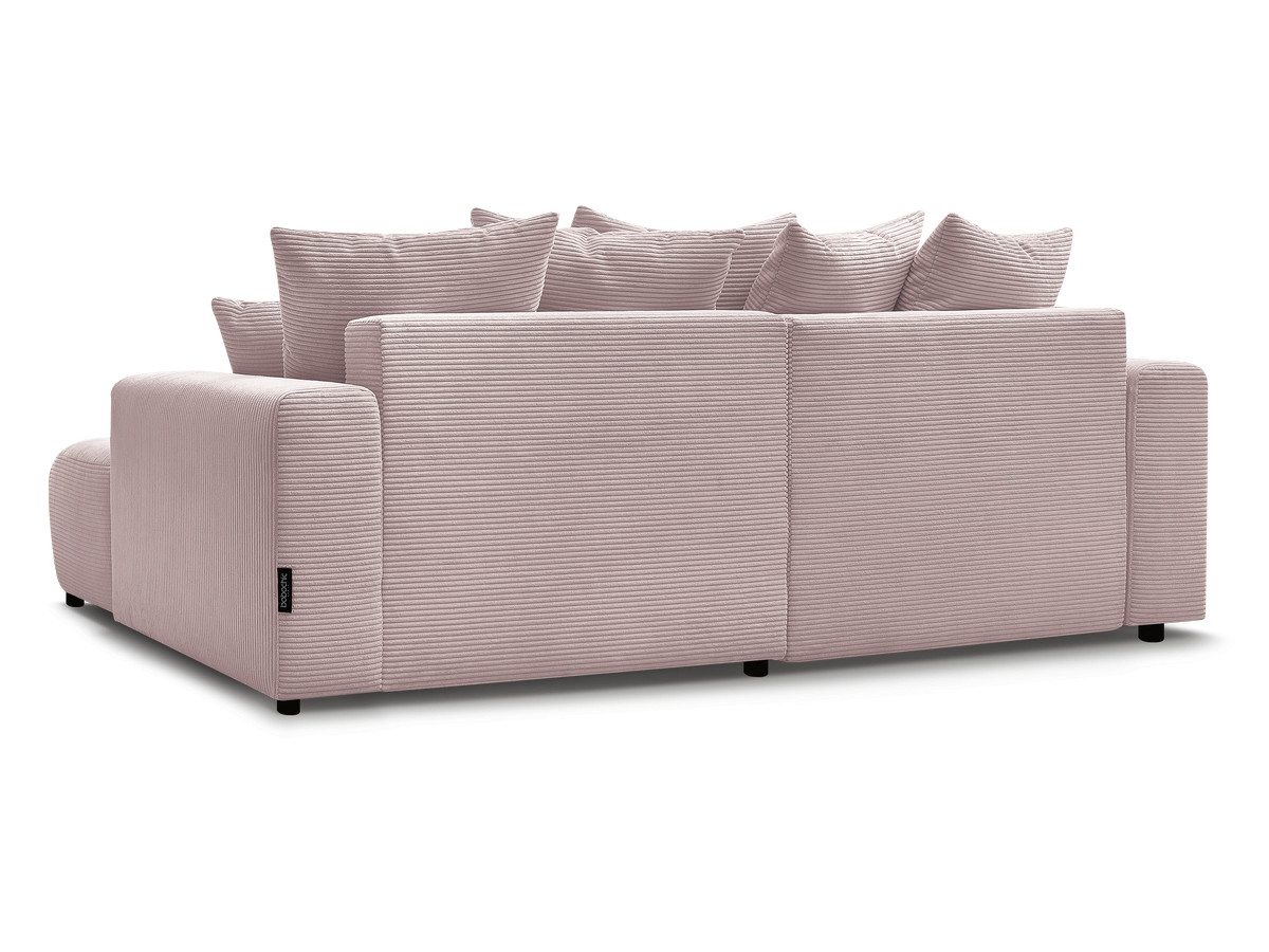 Canapé d'angle convertible coffre ATILLA velours côtelé