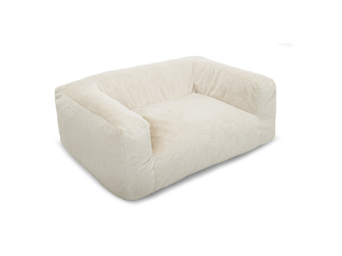 Panier pour chien SALTO tissu imitation fourrure