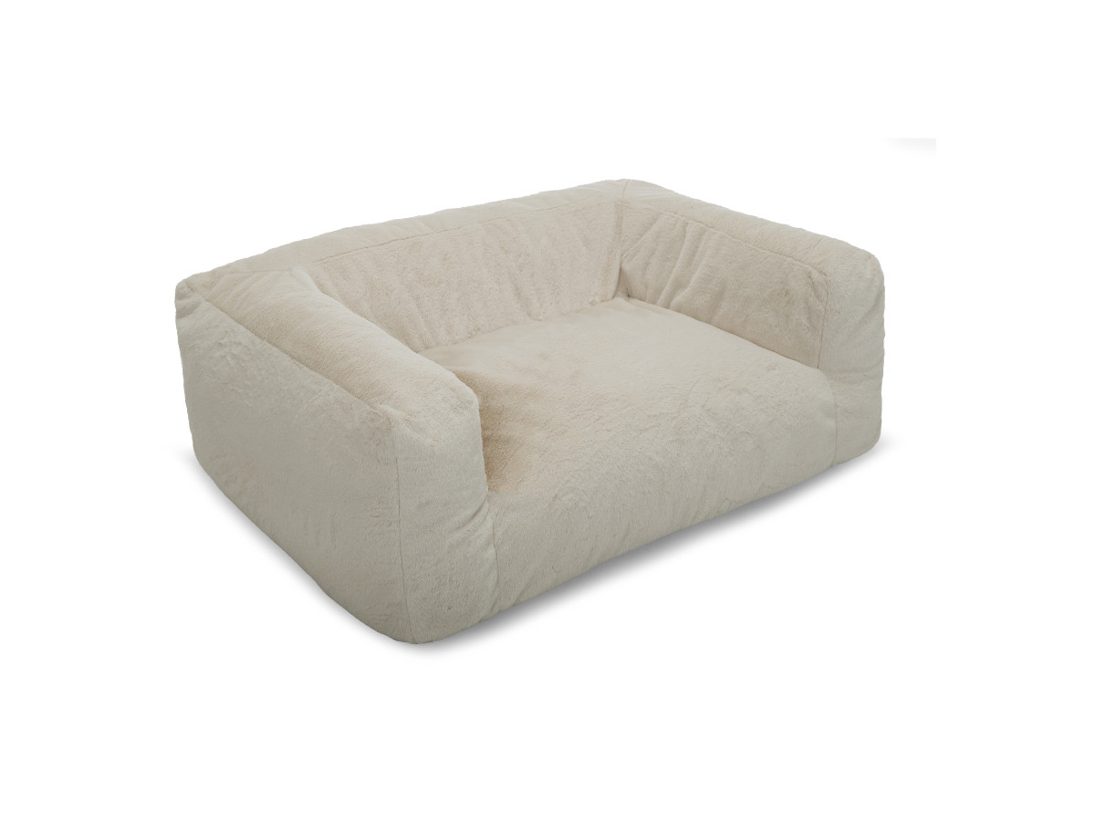 Panier pour chien SALTO tissu imitation fourrure