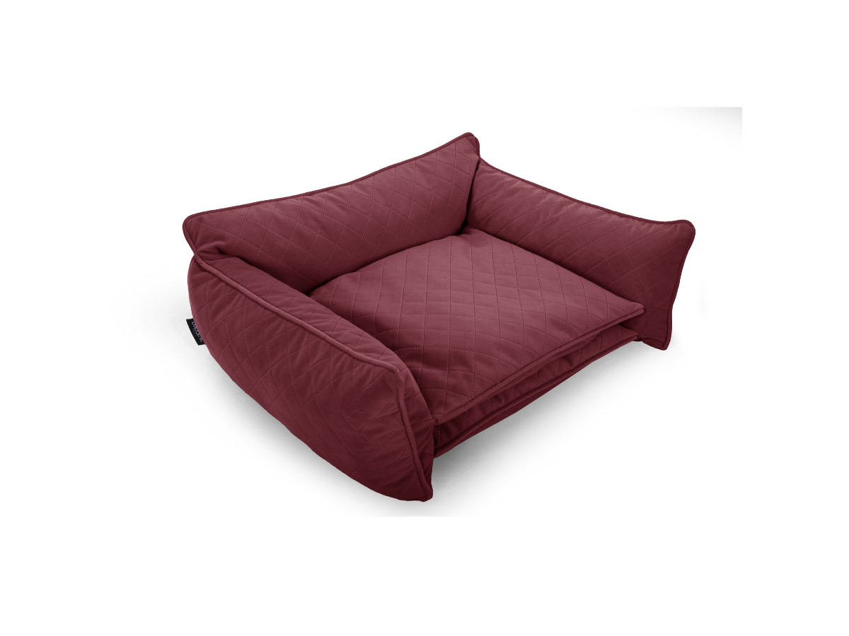 Panier pour chien PLUTO velours matelassé