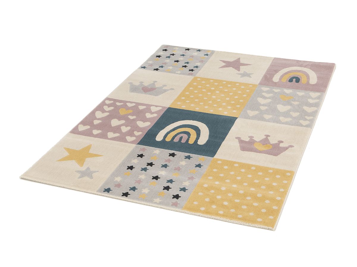 Tapis enfant poils courts CORALINE