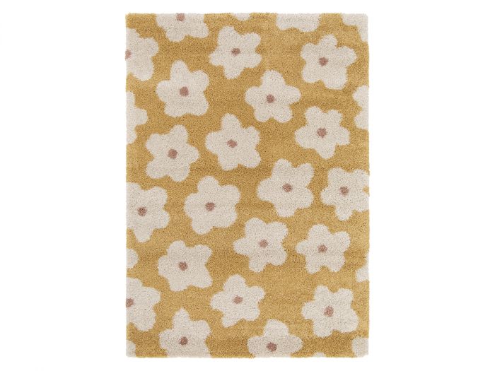 Tapis poils courts SUZY Motif fleur