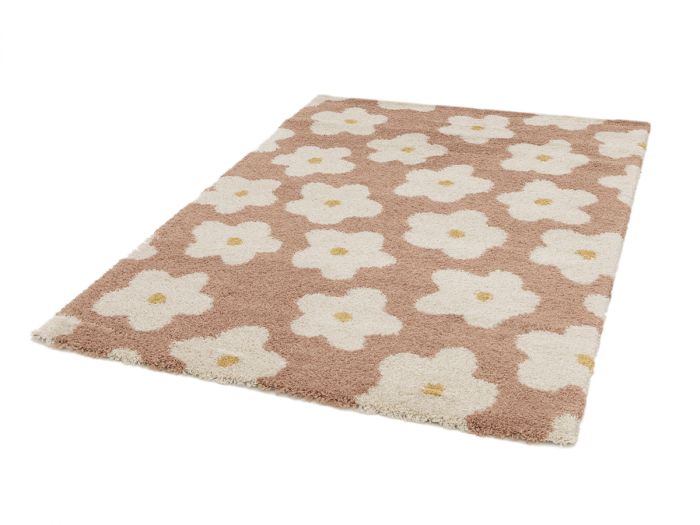 Tapis poils courts SUZY Motif fleur