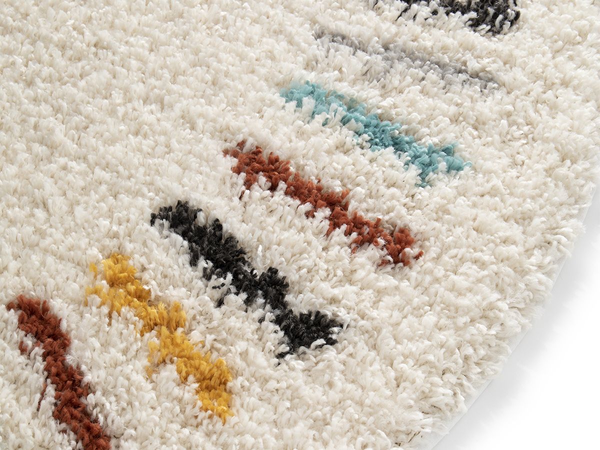 Tapis ronds NONI uni beige — vue 5