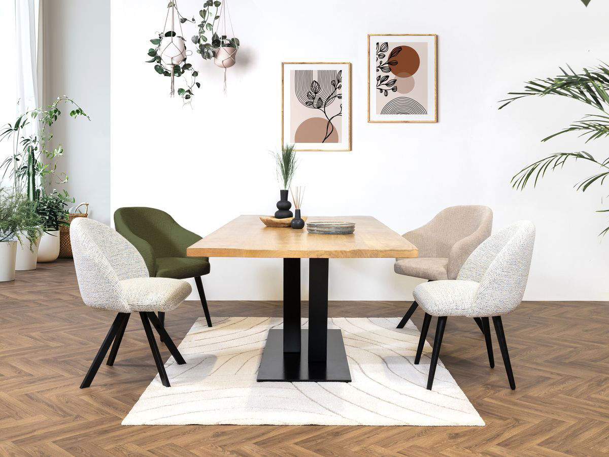 VICTOR eettafel van massief mangohout