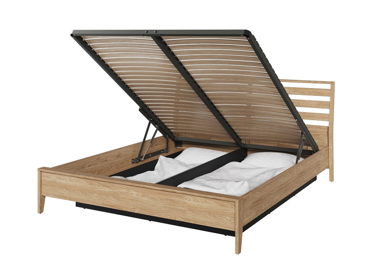 MADDY opbergbedset met kussens + 2 nachtkastjes