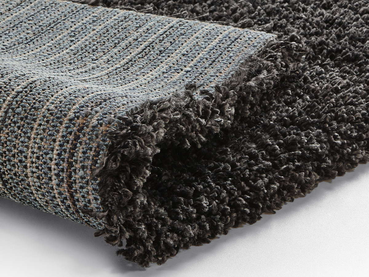 NOKU effen shaggy vloerkleed