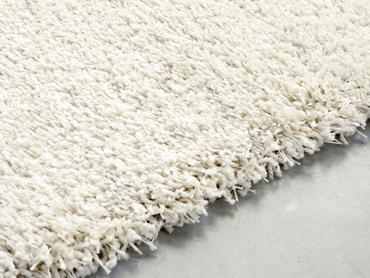 NOKU effen shaggy vloerkleed