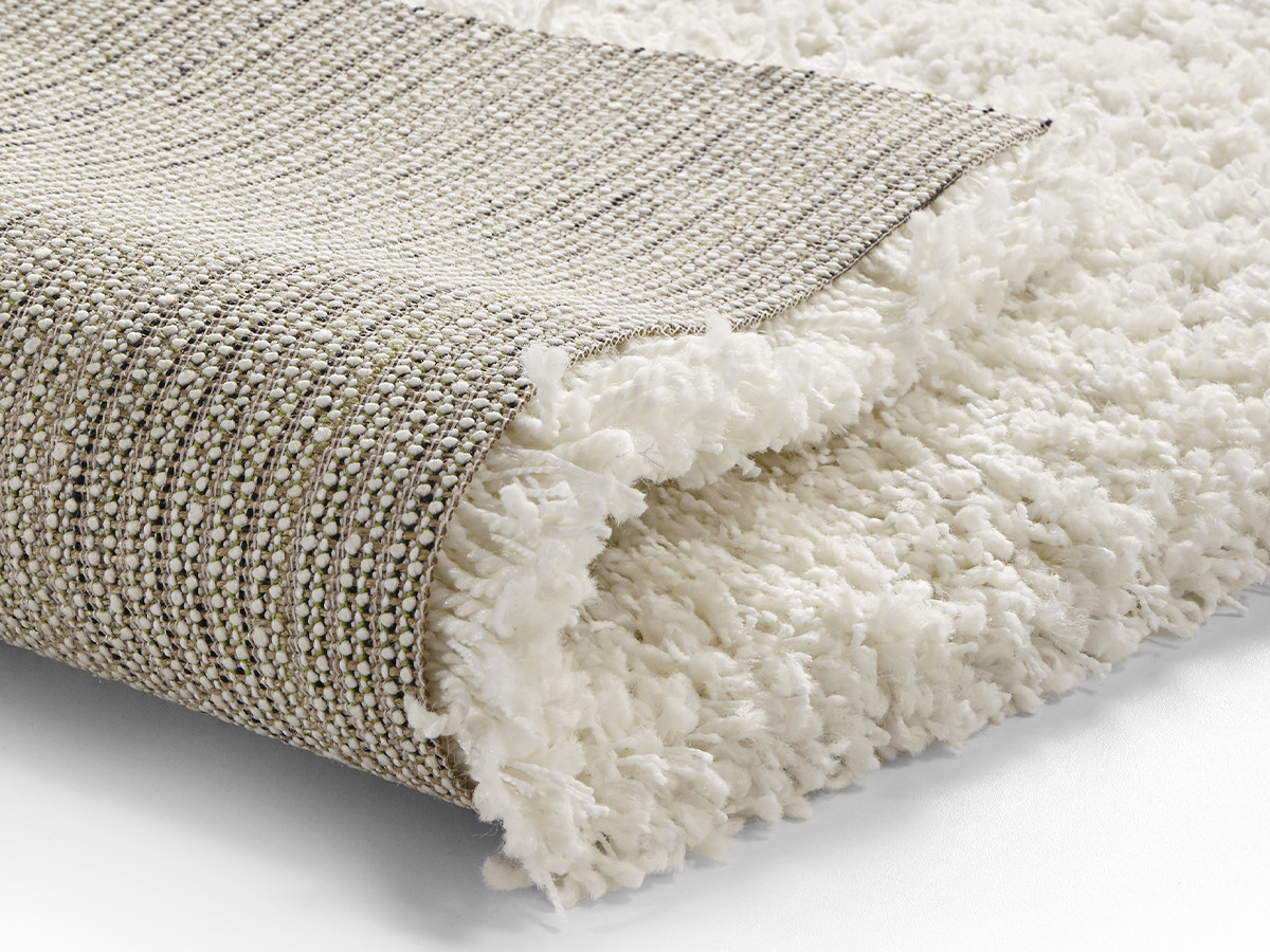 NOKU effen shaggy vloerkleed