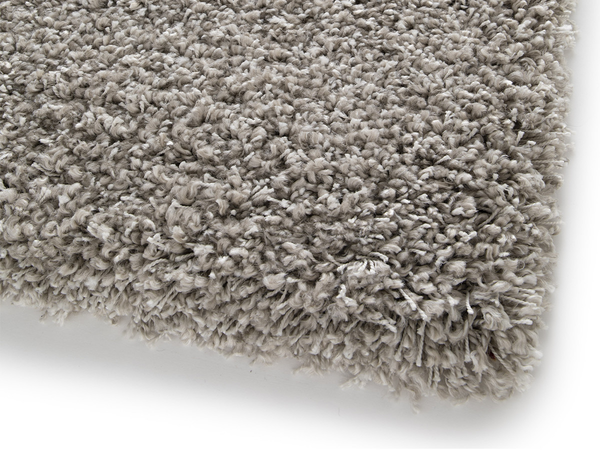 NOKU effen shaggy vloerkleed