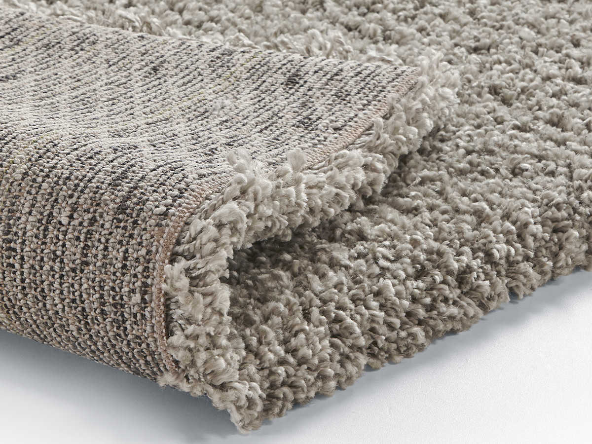 NOKU effen shaggy vloerkleed