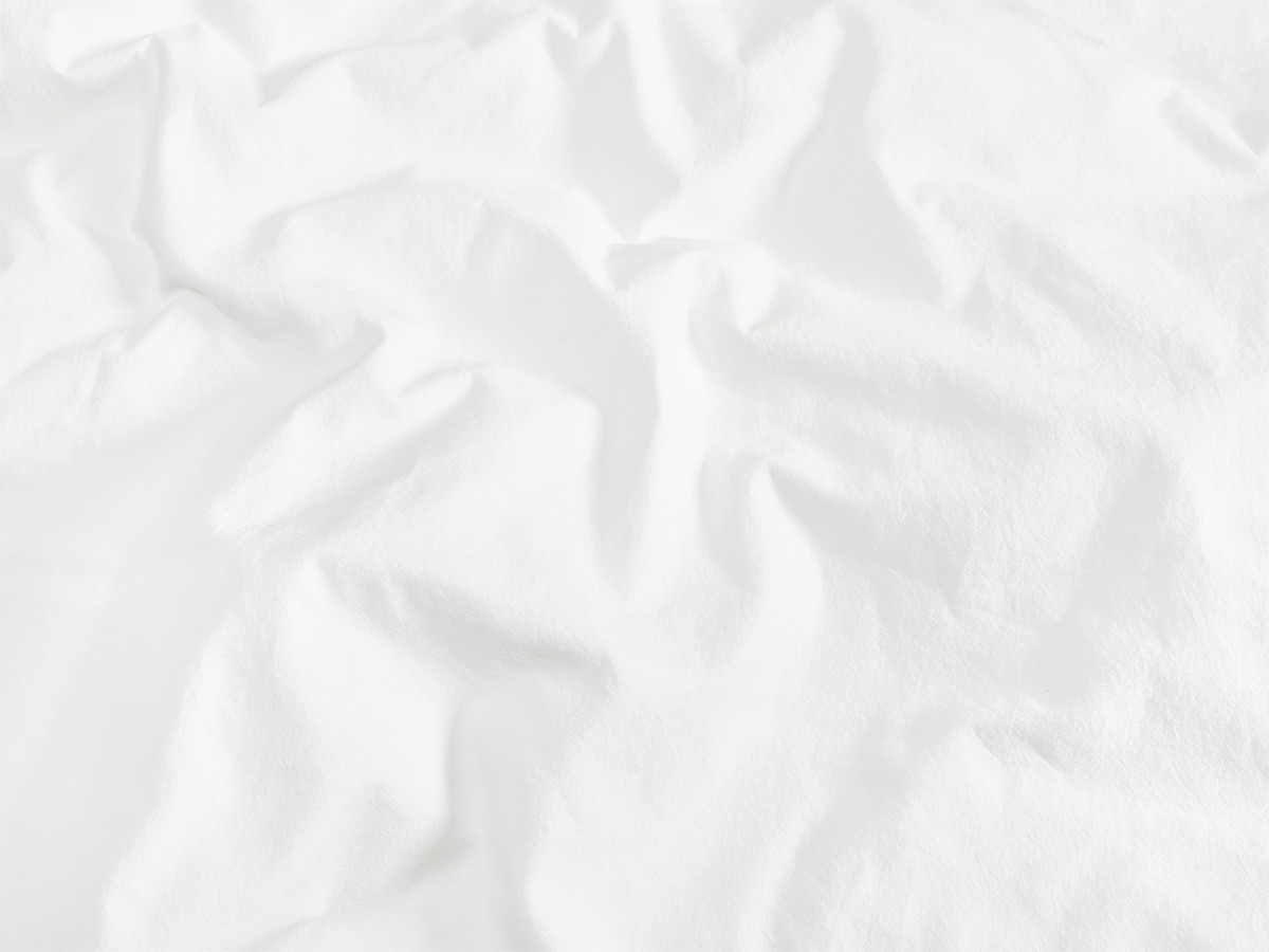 Housse de couette HERA en percale de coton blanc — vue 5