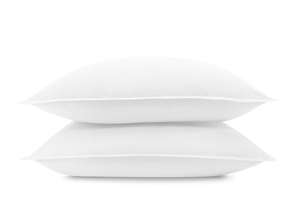 1 hera katoenen percal kussensloop gekleurd blanc