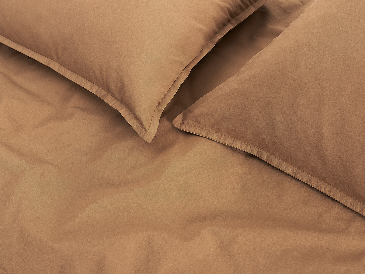 HERA volwassen katoenen percal beddengoedset met dekbedovertrek en kussenslopen