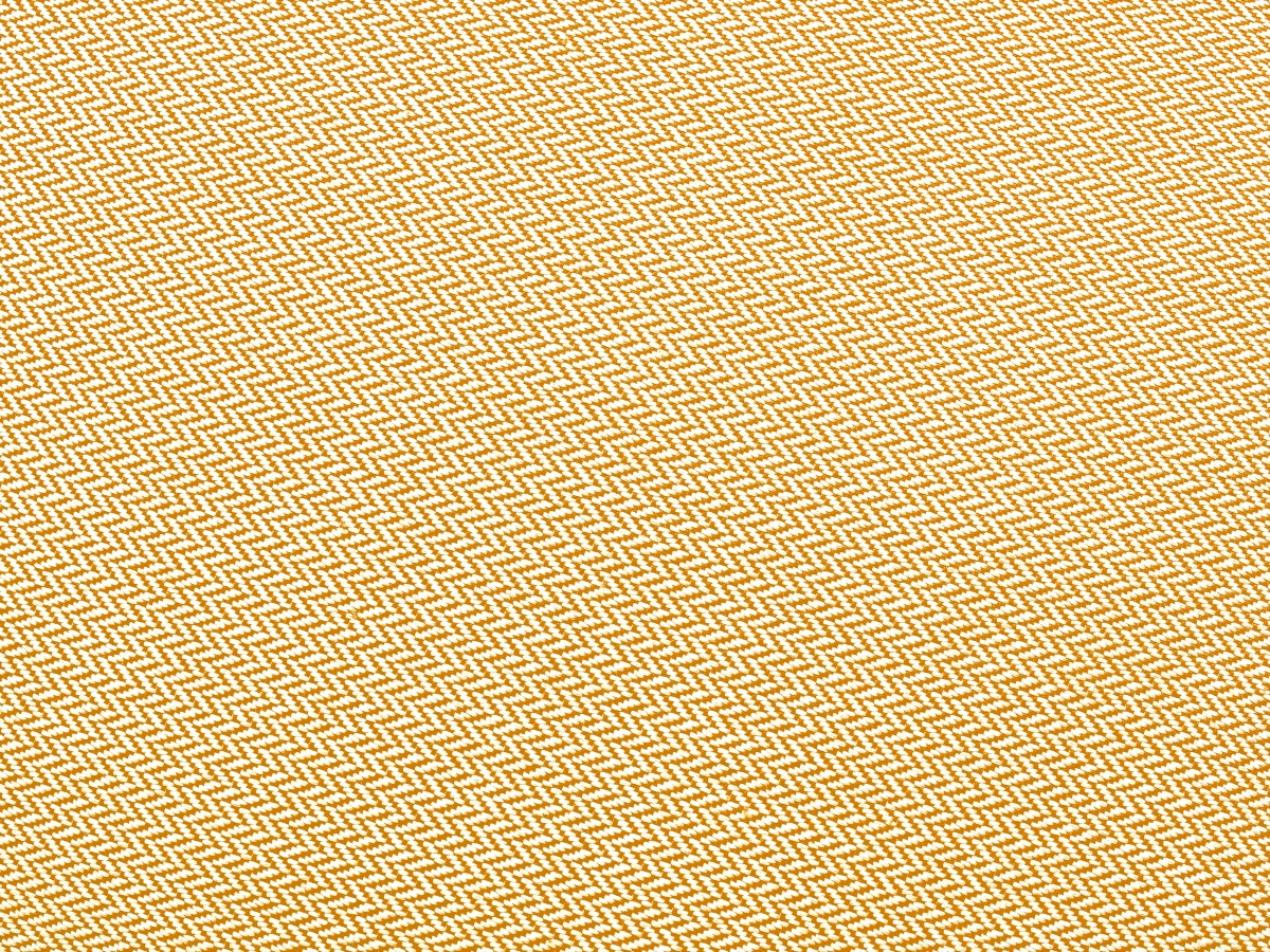 Canapé d'angle fixe EVEREST tissu chiné - Orange - Angle droit - 10 coussins