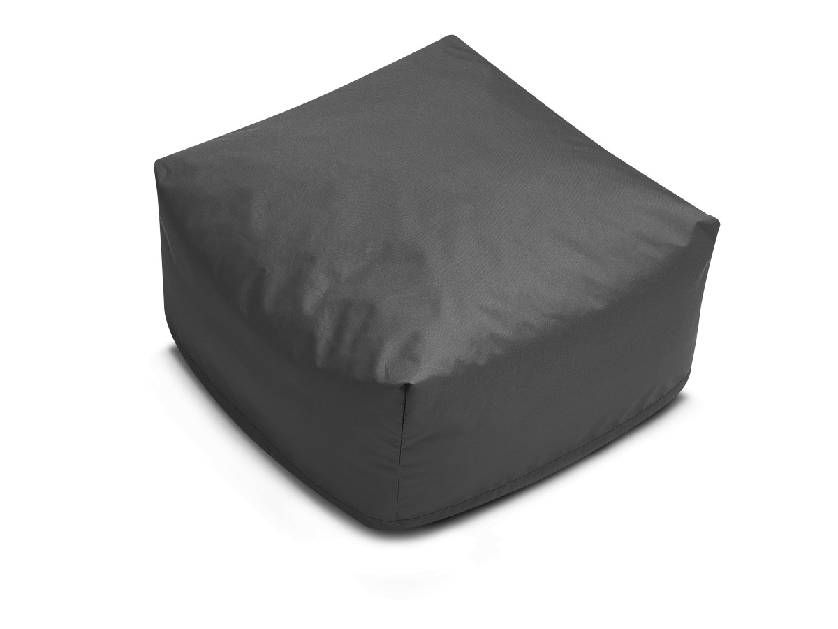 Canapé d'angle fixe EVEREST tissu chiné - Orange - Angle droit - 10 coussins