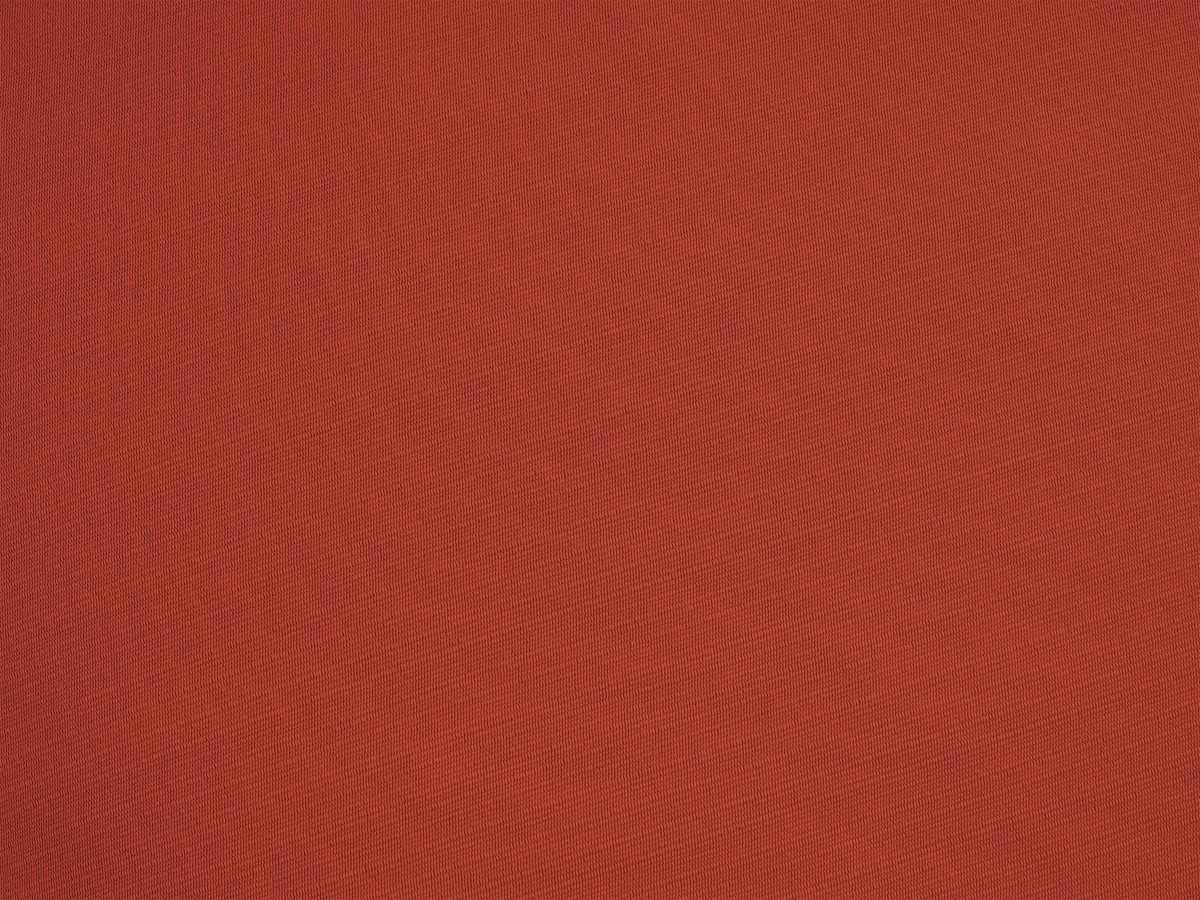 Canapé d'angle fixe EVEREST tissu chiné - Orange - Angle droit - 10 coussins