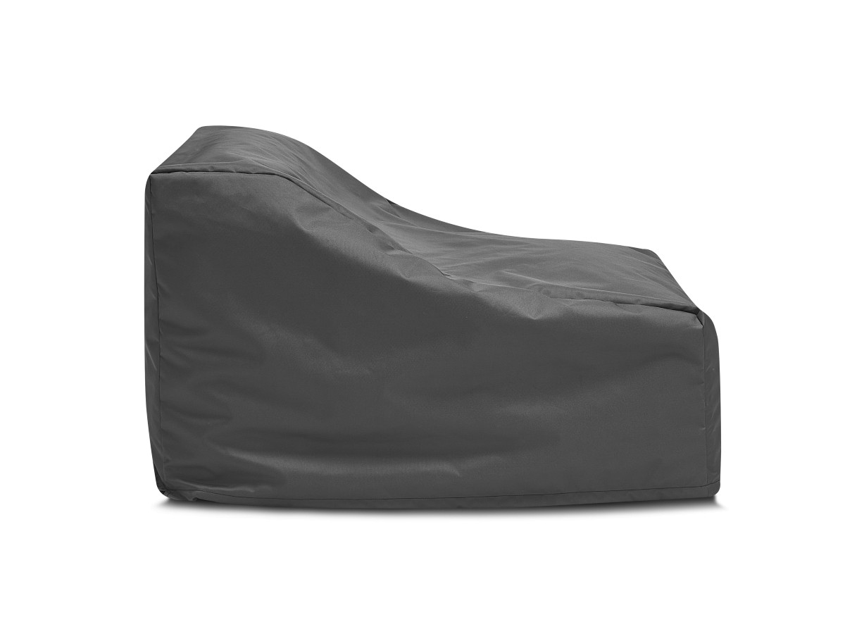 Chauffeuse 1 place sans accoudoir pour canapé de jardin modulable GIULIA avec bâche de protection