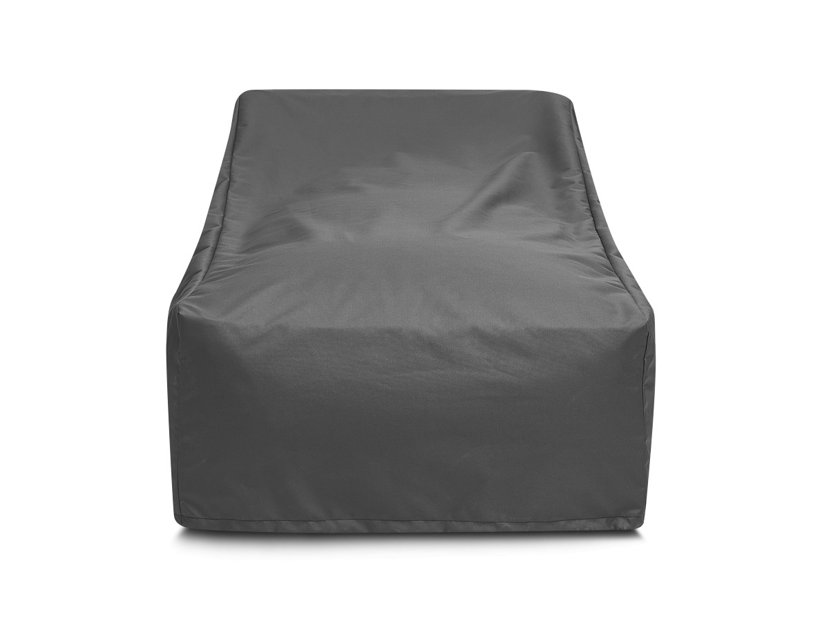 Chaise longue zonder armleuningen voor de modulaire tuinbank GIULIA met beschermhoes