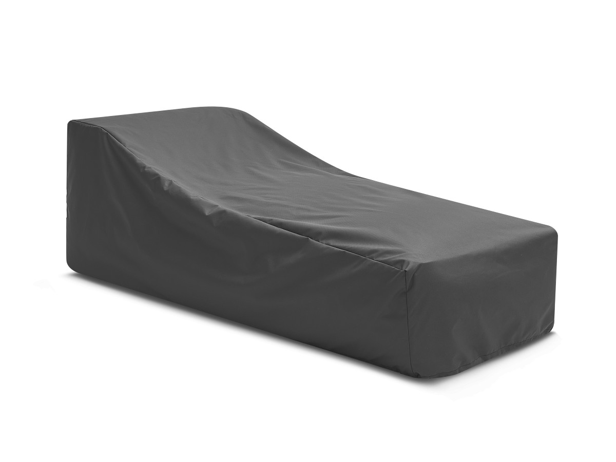Chaise longue zonder armleuningen voor de modulaire tuinbank GIULIA met beschermhoes