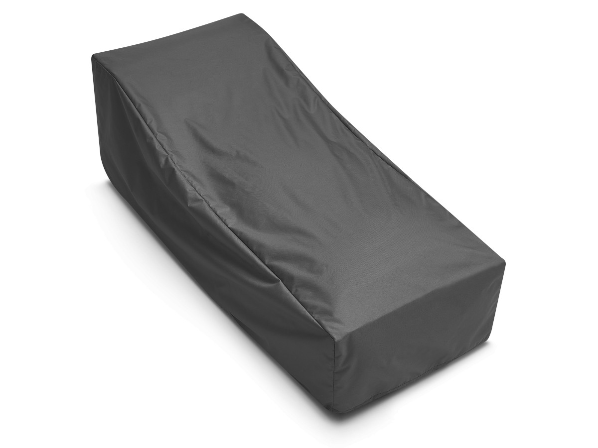 Chaise longue zonder armleuningen voor de modulaire tuinbank GIULIA met beschermhoes