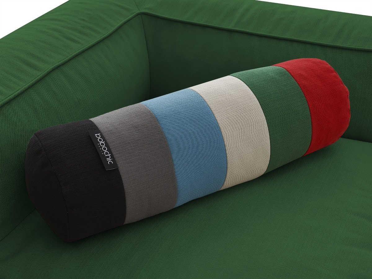 Chaise longue zonder armleuningen voor de modulaire tuinbank GIULIA met beschermhoes