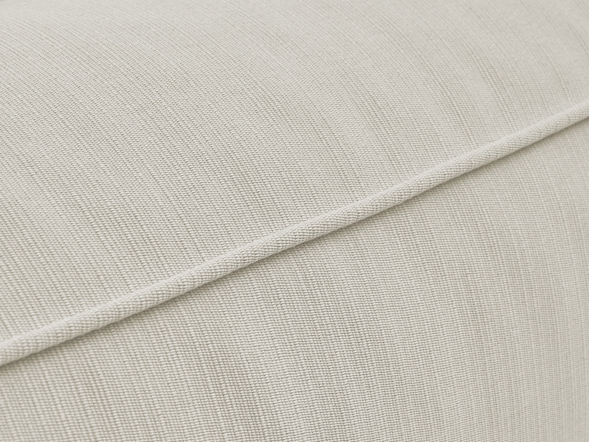 Chaise longue zonder armleuningen voor de modulaire tuinbank GIULIA met beschermhoes